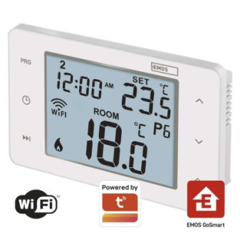 Izbový programovateľný káblový WiFi termostat GoSmart P56201