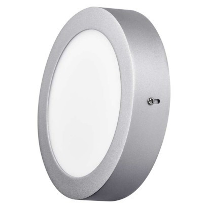 LED luminaire PROFI, round, silver, 12,5W neutral white