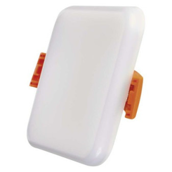 Oprawa do wbudowania LED VIXXO, kwadratowa, biała, 6W neutr. b., IP65