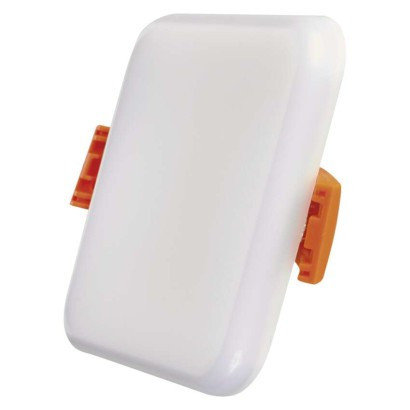 LED recessed luminaire VIXXO, square, white, 6W neutr. b., IP65