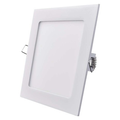 LED recessed luminaire PROFI, square, white, 12,5W warm white