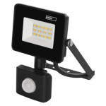 LED spotlight SIMPO with motion sensor, 10,5W, black, neutral white