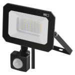 LED reflektor SIMPO so senzorom pohybu, 30 W, čierny, neutrálna biela