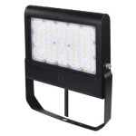 LED reflektor AGENO 100W, čierny, neutrálna biela