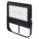 LED reflektor AGENO 150W, čierny, neutrálna biela