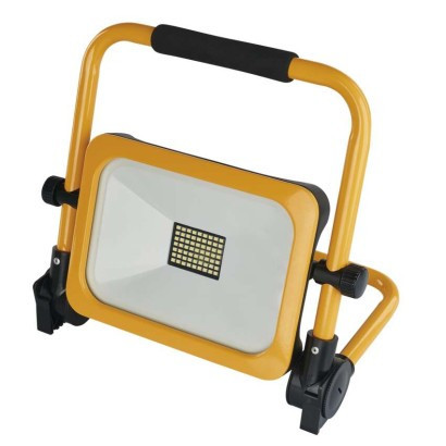 LED spotlight ACCO rechargeable portable, 30W, yellow, cool white
