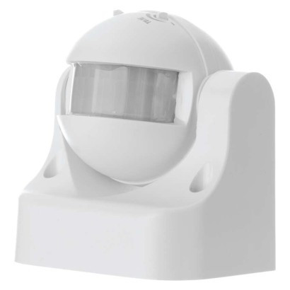 Czujnik PIR (czujnik ruchu) IP44 1200W, biały