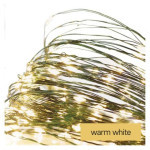LED Christmas nano chain green, 7.5 m, indoor and outdoor, warm white, timer