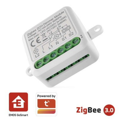 Moduł ściemniający GoSmart IP-2112DZ, ZigBee, 2-kanałowy