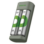 Batterieladegerät GP Eco E221   2× AA ReCyko 2100