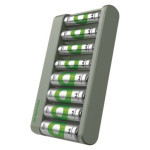 Batterieladegerät GP Eco E821   4× AA 2100   4× AAA 850