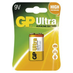 GP Ultra 9V Alkaline Battery (6LF22)