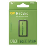 Wiederaufladbare Batterie GP ReCyko 200 (9V)