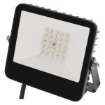 LED reflektor AVENO 20W, čierny, neutrálna biela
