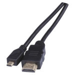 HDMI 2.0 Hochgeschwindigkeits-Ethernet-Kabel A Gabel-D Gabel 1,5m