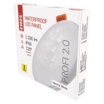 LED recessed luminaire VIXXO, round, white, 13,5W neutr. b., IP65