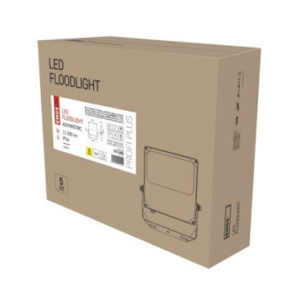 Reflektor LED ASIMO asymetryczny 100W, czarny, neutralny biały