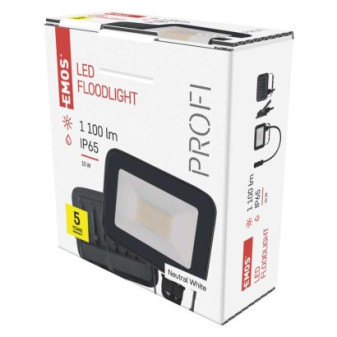 Reflektor LED INOVO 10W, antracyt, neutralny biały