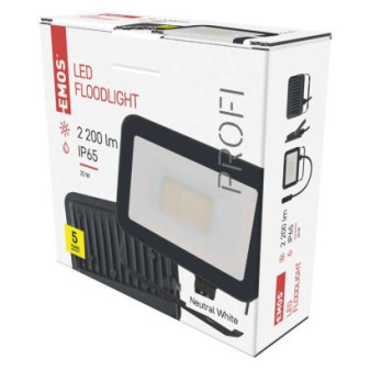 Reflektor LED INOVO 20W, antracyt, neutralny biały