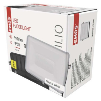 Reflektor LED ILIO 10,5W, czarny, neutralny biały