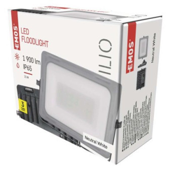 Reflektor LED ILIO, 21W, czarny, neutralny biały