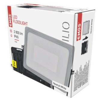 Reflektor LED ILIO, 31W, czarny, neutralny biały