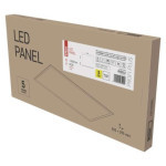 LED panel PROXO 30×60, obdĺžnikový zapustený biely, 19W neutrálny b.