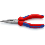 2502160 KNIPEX pliers with half round blades, two-component handles, length 160mm