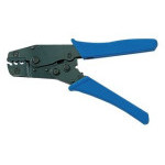 Crimping pliers for insulated terminals for cross-sections 0,25-2,5mm2, curved