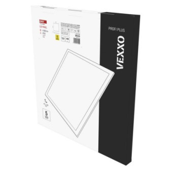 LED panel VEXXO 60×60, štvorcový biely, 33 W, neutrálna biela UGR