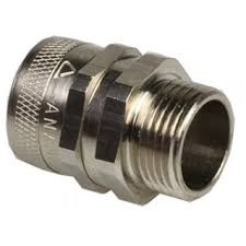 ISO connector straight, swivel, male thread, nickel plated. brass PRO MULTITITE FCD/FCE