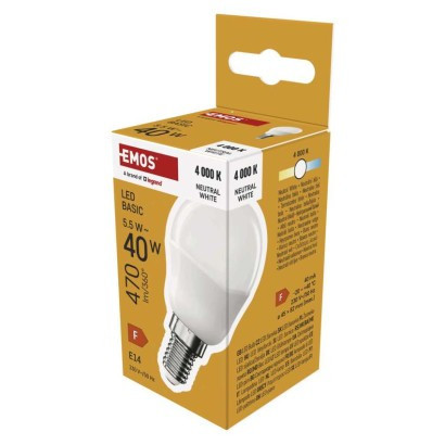 LED-Lampe Basic Mini Globe / E14 / 5,5 W (40 W) / 470 lm / neutralweiß