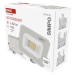 LED reflektor SIMPO 10 W, biely, neutrálna biela