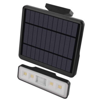 Solarny reflektor LED SUNNO z czujnikiem ruchu, czarny, neutralny biały