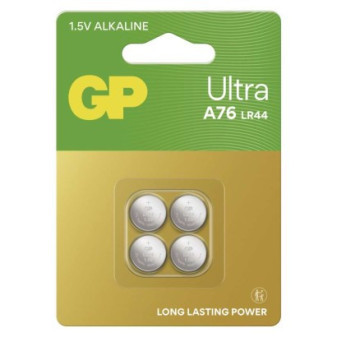 Alkalická gombíková batéria GP Ultra A76U (LR44)
