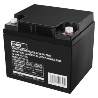 Bezúdržbový olovený akumulátor M6 12 V/40 Ah