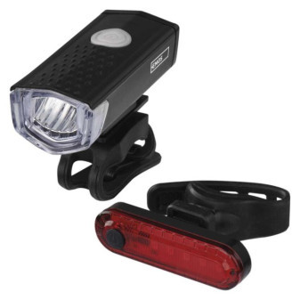 LED-Front- und Rücklicht P3923, 90 lm, wiederaufladbar