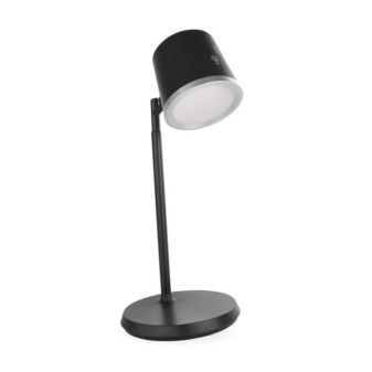 LED-Tischleuchte ABBIE wiederaufladbar, schwarz
