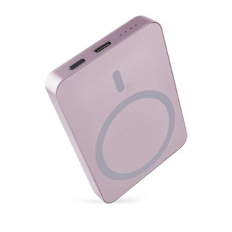 Powerbank EMOS WI 522, 5000 mAh, 20 W Bezdrôtová, lososová
