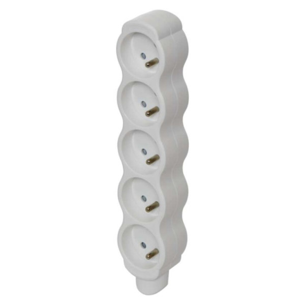 Separate Steckdose 5, weiß