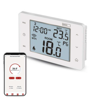 Izbový programovateľný káblový WiFi termostat GoSmart P56201