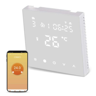 Podlahový programovateľný káblový WiFi termostat GoSmart P56201UF