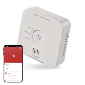 Detektor oxidu uhoľnatého GoSmart TCS0101W s WiFi