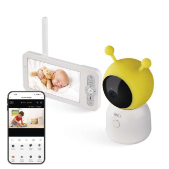 GoSmart Rotary Baby Monitor IP-500 GUARD mit Monitor und WiFi