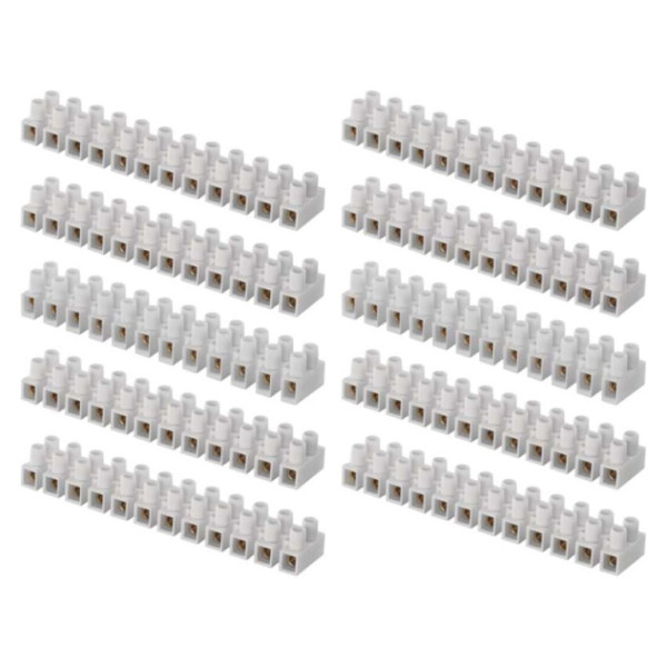 Listwa zaciskowa 12x10,0 mm biała