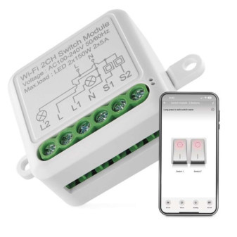 GoSmart Schaltmodul IP-2102SW, WiFi, 2-Kanal