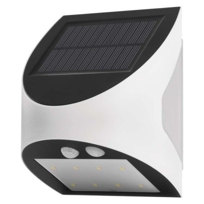 Solar LED luminaire LUMI with motion sensor, white, neutral white