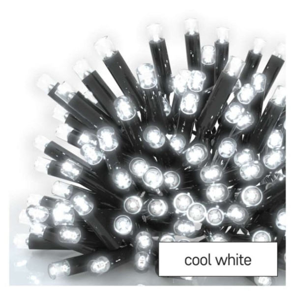 Profi LED connecting chain black - icicles, 3 m, outdoor, cold white