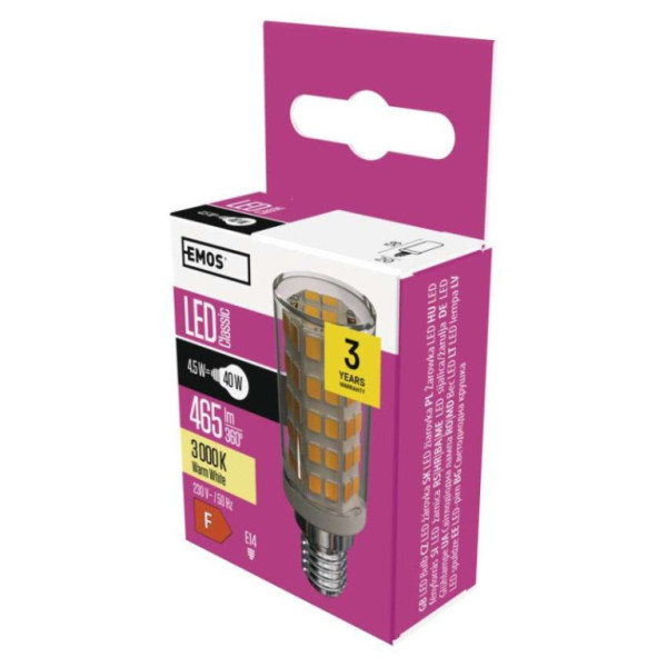 Classic JC LED-Abzugslampe / E14 / 4,5 W (40 W) / 465 lm / warmweiß