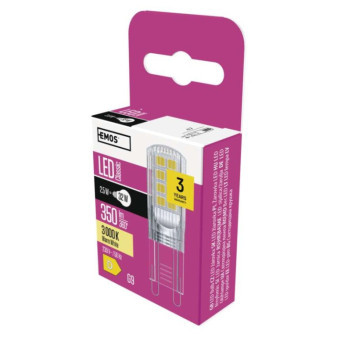 LED-Lampe Classic JC / G9 / 2,5 W (32 W) / 350 lm / warmweiß